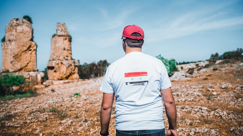 Guide in Ugarit in Syrien