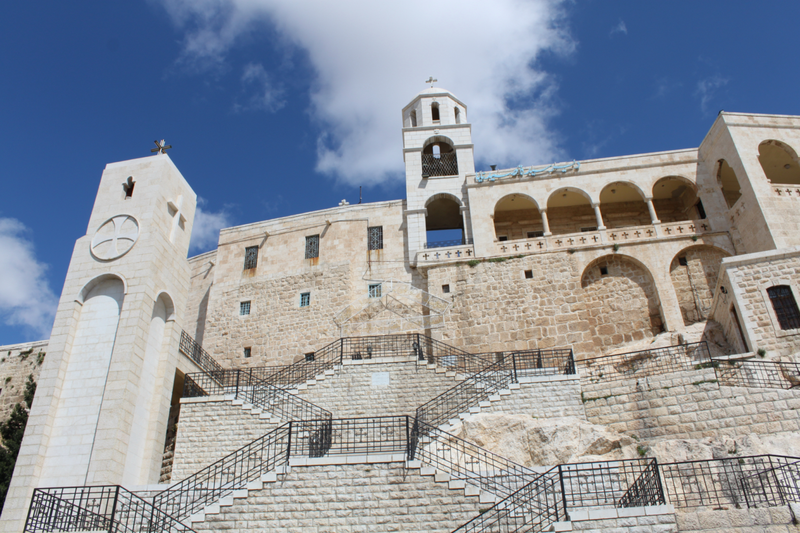 Kloster Saidnaya in Syrien mit Glockenturm